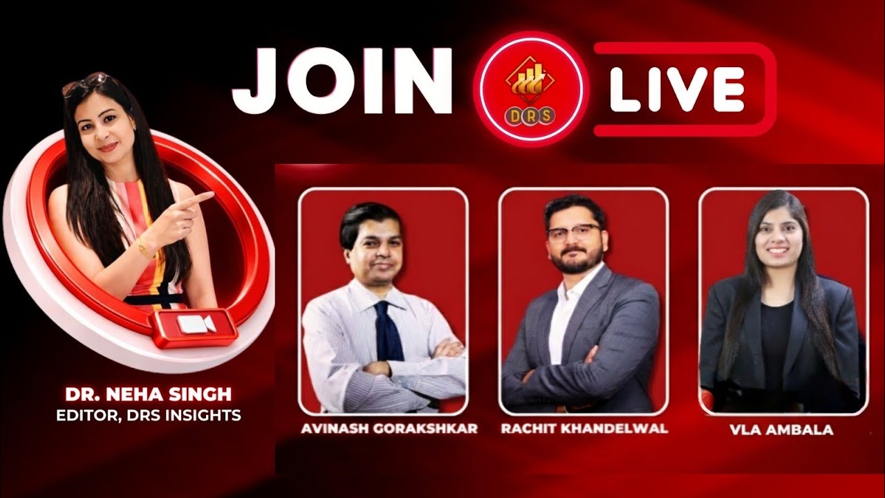 Dr. Neha Singh LIVE with Ms. VLA Ambala, Mr. Avinash Gorakshkar and Mr. Rachit Khandelwal