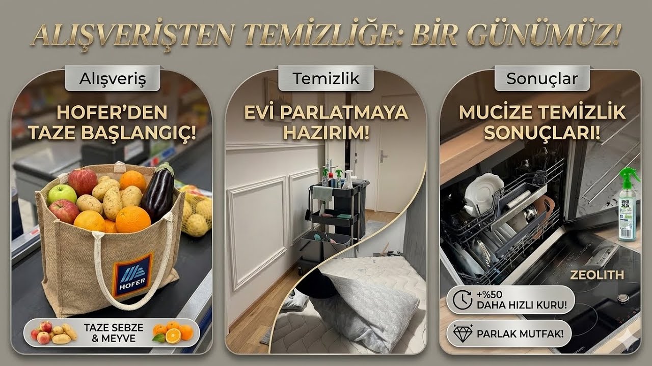 BU HİLEYİ DENEMELİSİNİZ! 😱 Yastık Kılıfı Taktiği, Hofer Market Turu & Temizlik Motivasyonu