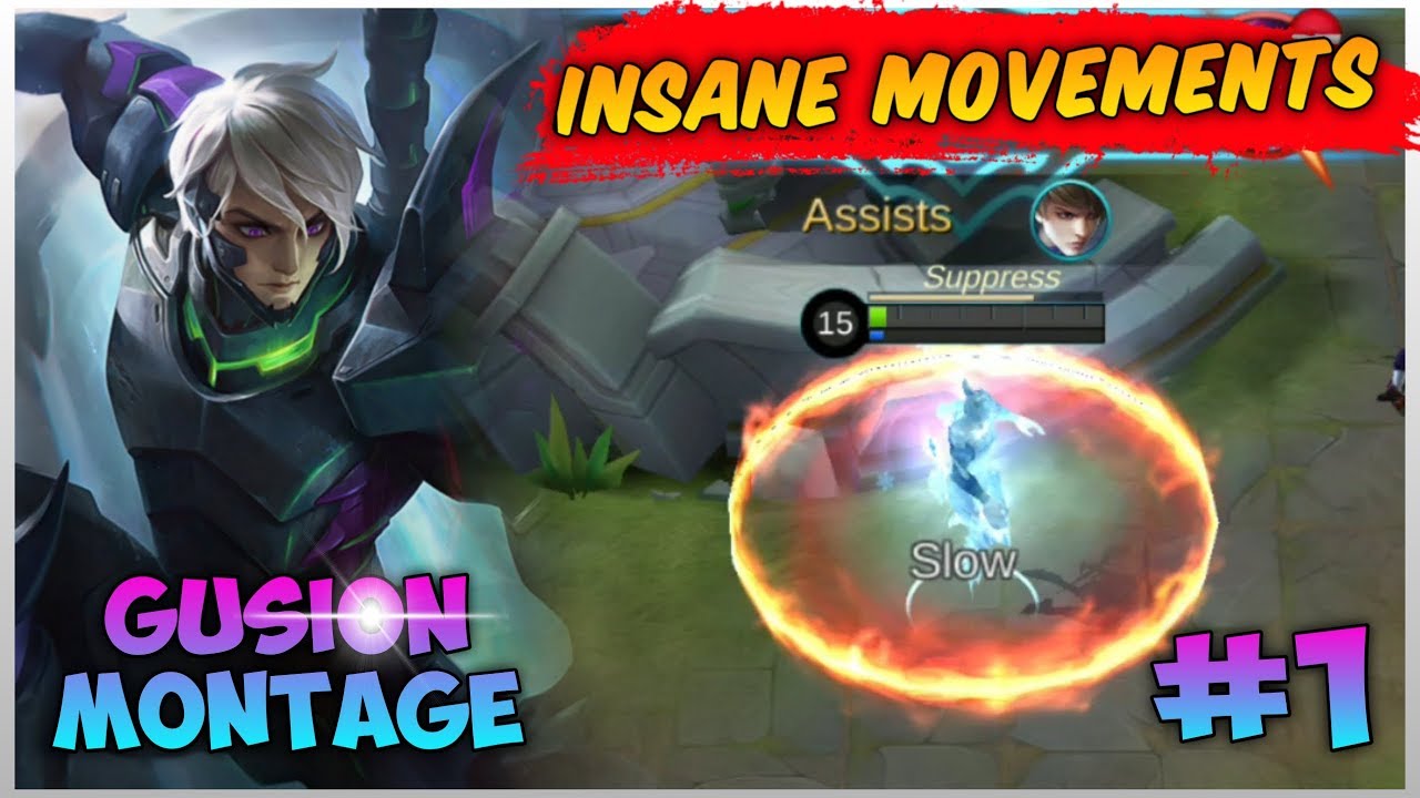GUSION MONTAGE EPS. 01 INSANE MOVEMENTS | XEON-T | MOBILE LEGENDS