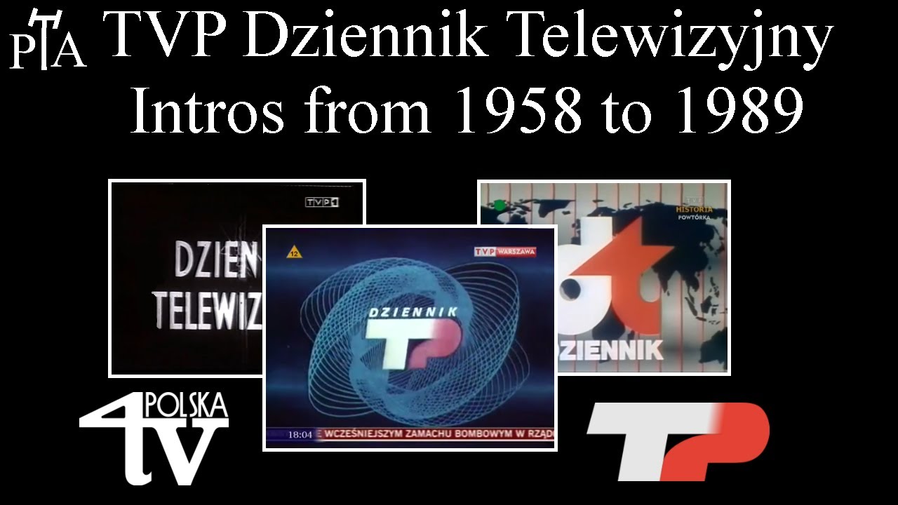 TVP Dziennik Telewizyjny Intros From 1958 to 1989