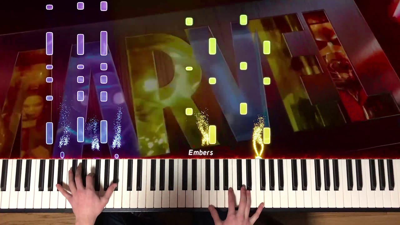 Marvel Studios Intro Piano Cover / Tutorial