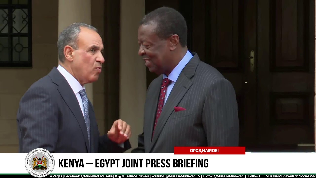 Kenya - Egypt Joint Press Briefing, OPCS, Nairobi