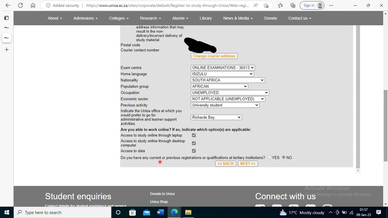 Unisa Online Registration 2025 Second Semester