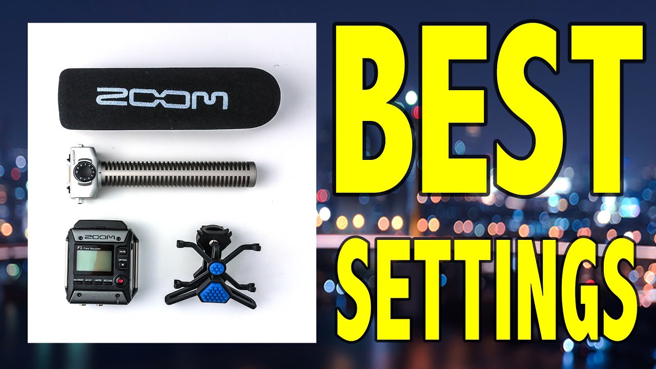 Zoom F1-SP field recorder with shotgun microphone - test and best settings