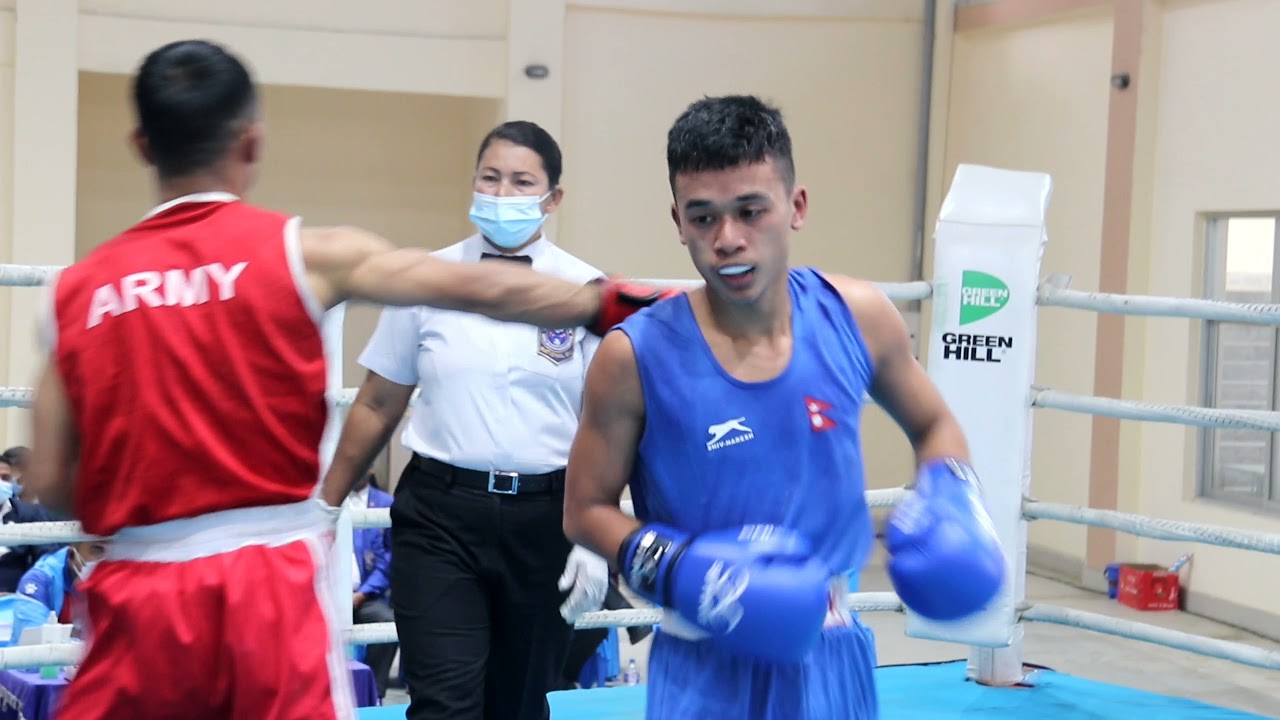 Semifinal 48 Kg || Sushil Thapa (ARMY) vs Rabin Thapa (H2O) Late Prakash Dahal Boxing Championship