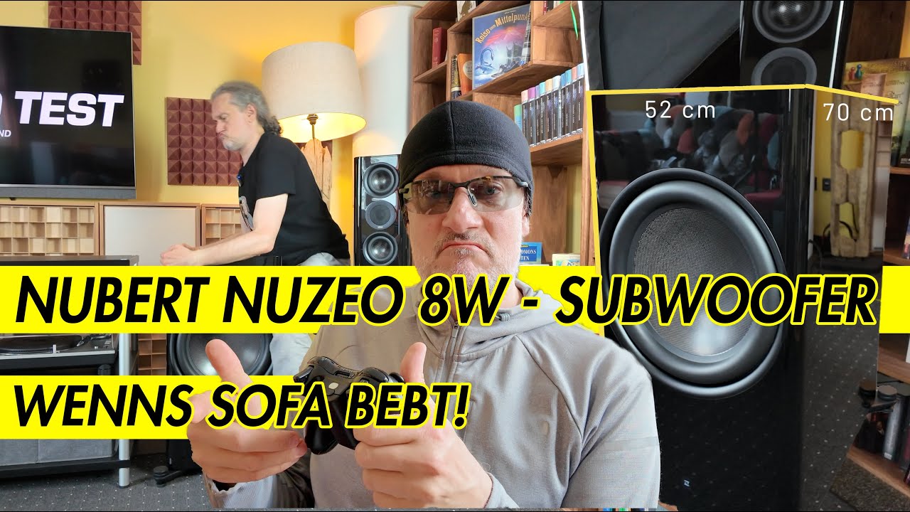 Test Nubert nuZeo 8W Subwoofer &ndash; Wenns Sofa bebt!