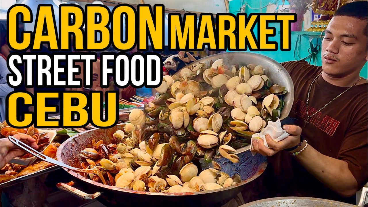 The Best Street Food Spot in Cebu City! | Philippines Street Food Tour at Carbon Market!