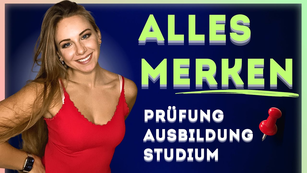 🧠❗️ENDLICH alles merken! Lerntechniken - Einfache Tipps für die Prüfung, Studium, Auswahlverfahren