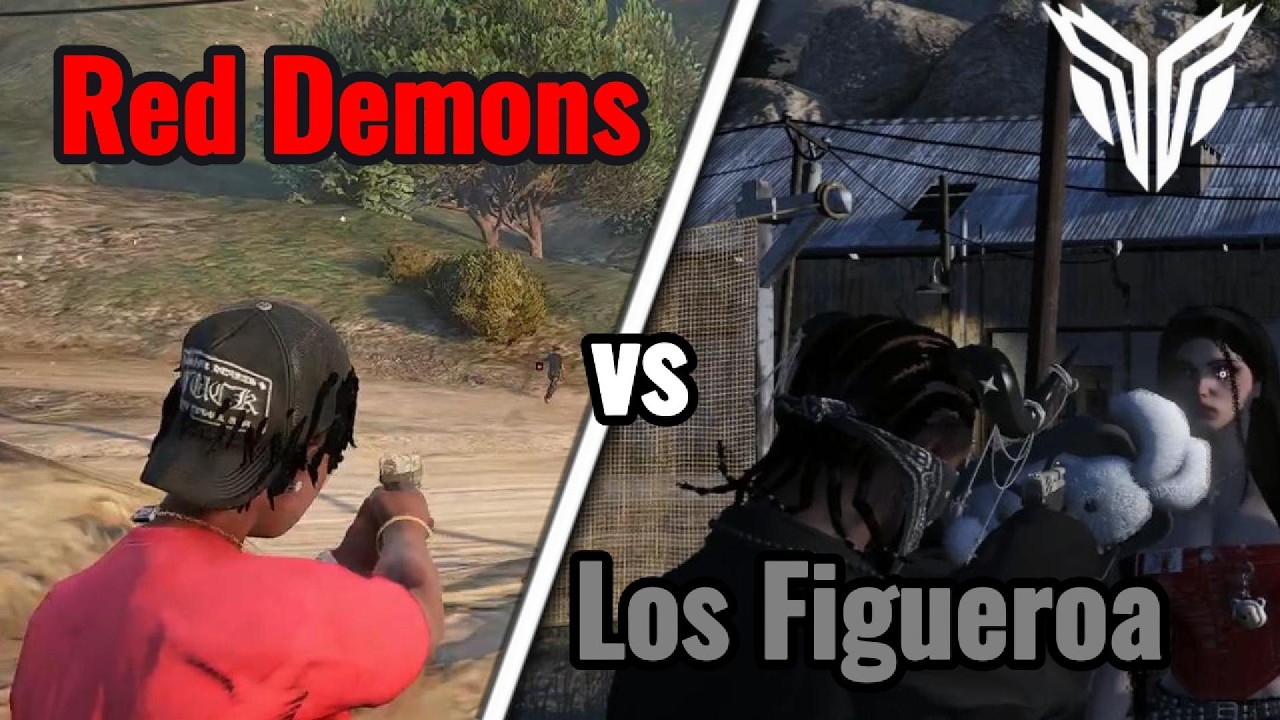 Red Demons VS Los Figueroa | Tiroteo por Airdrop | CreativosRP |