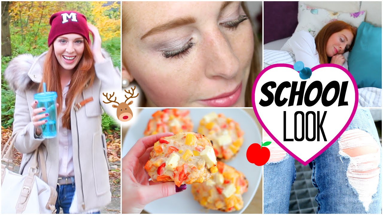 PERFEKTER Start in die SCHULE: MAKE-UP, OUTFIT + SNACK