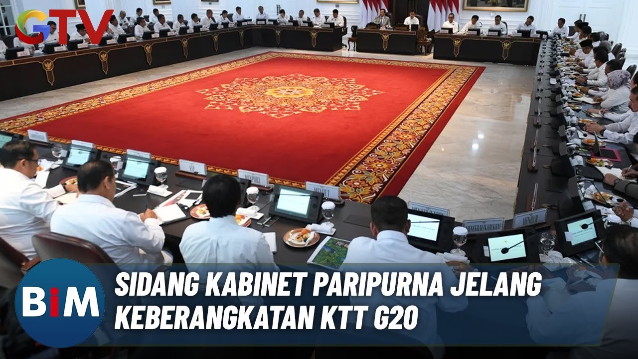 Akan Hadiri KTT G20, Preiden Prabowo Gelar Rapat Kabinet - BIM 06/11
