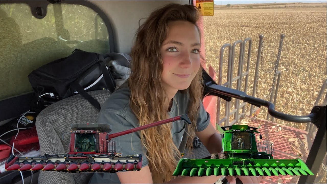 Red Combine In the Beginning, Green Combine At the End