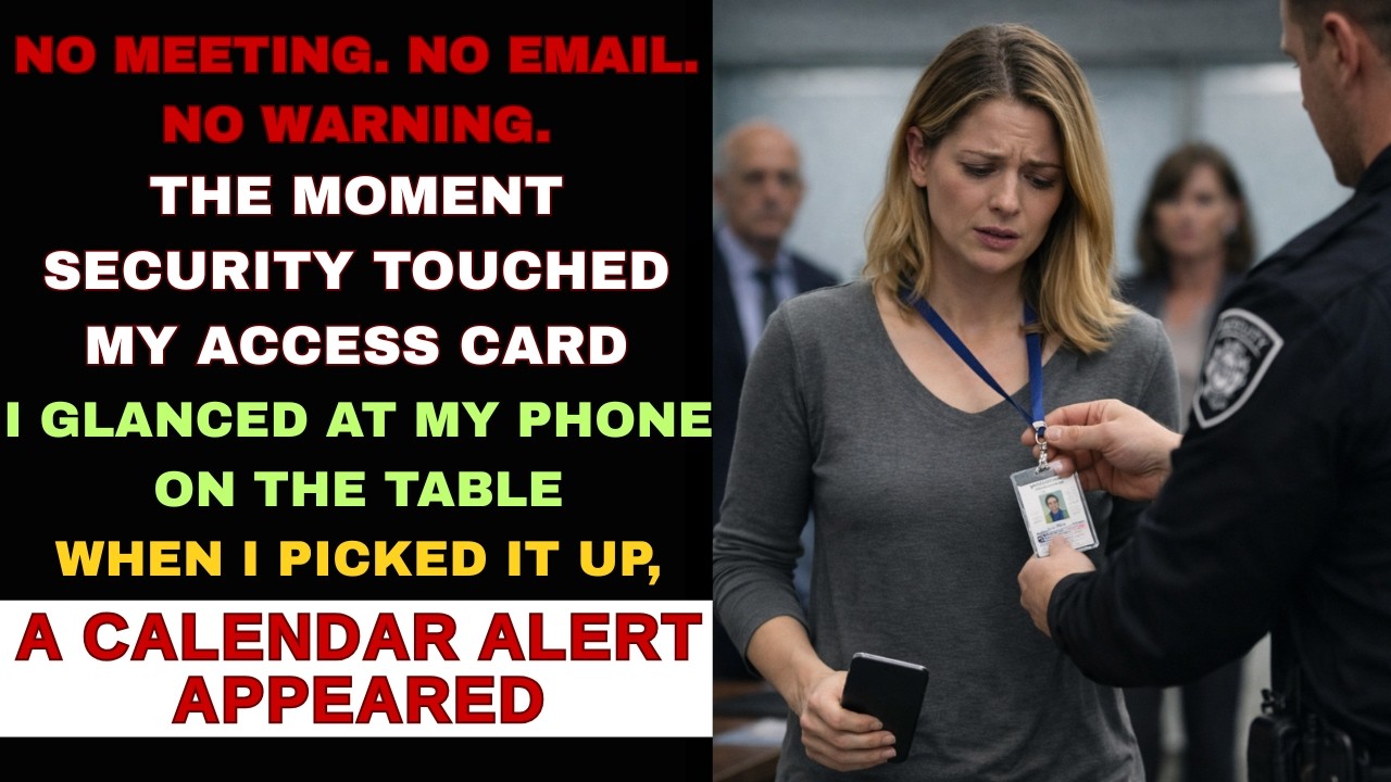 They Took My Access Card Before HR Spoke — The Timestamp Changed Everything...