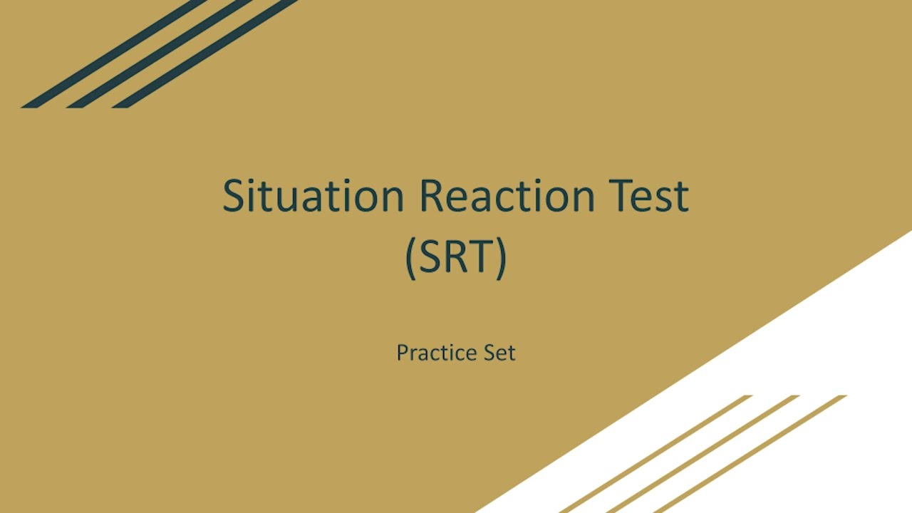 SSB SRT Practice Set-1 | Situation Reaction Test | SRT Practice | SSB Interview | SSB Ready