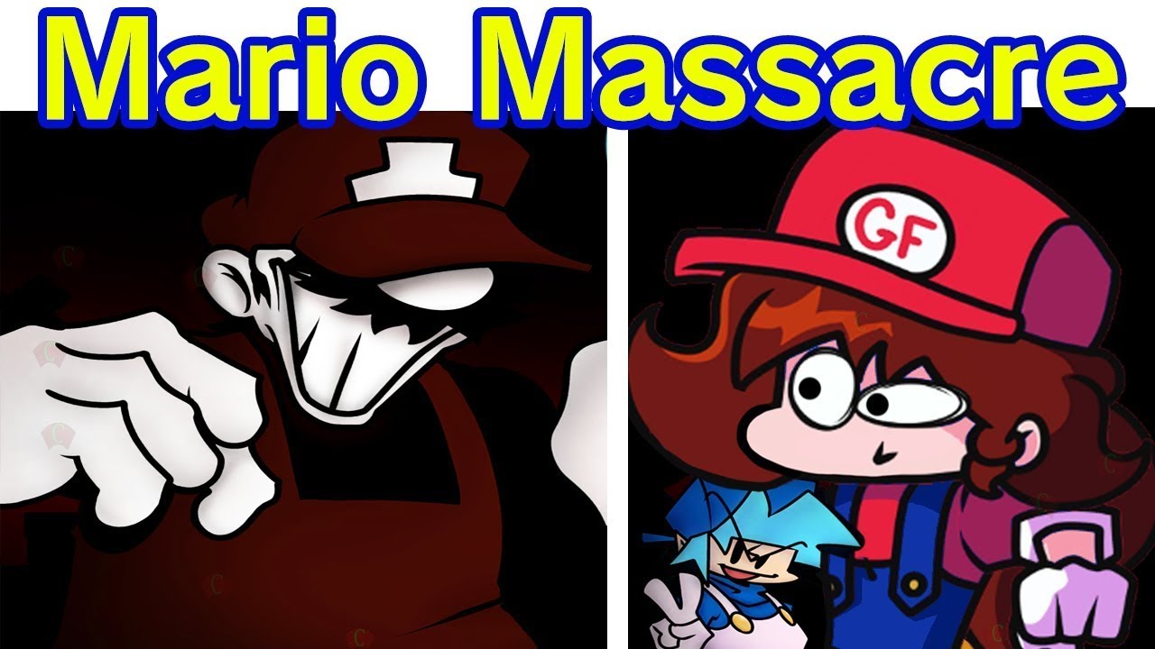 Friday Night Funkin' VS Mario's Monday Night Massacre FULL WEEK (FNF Mod) (MARIO 85'/MX /Mario.EXE)