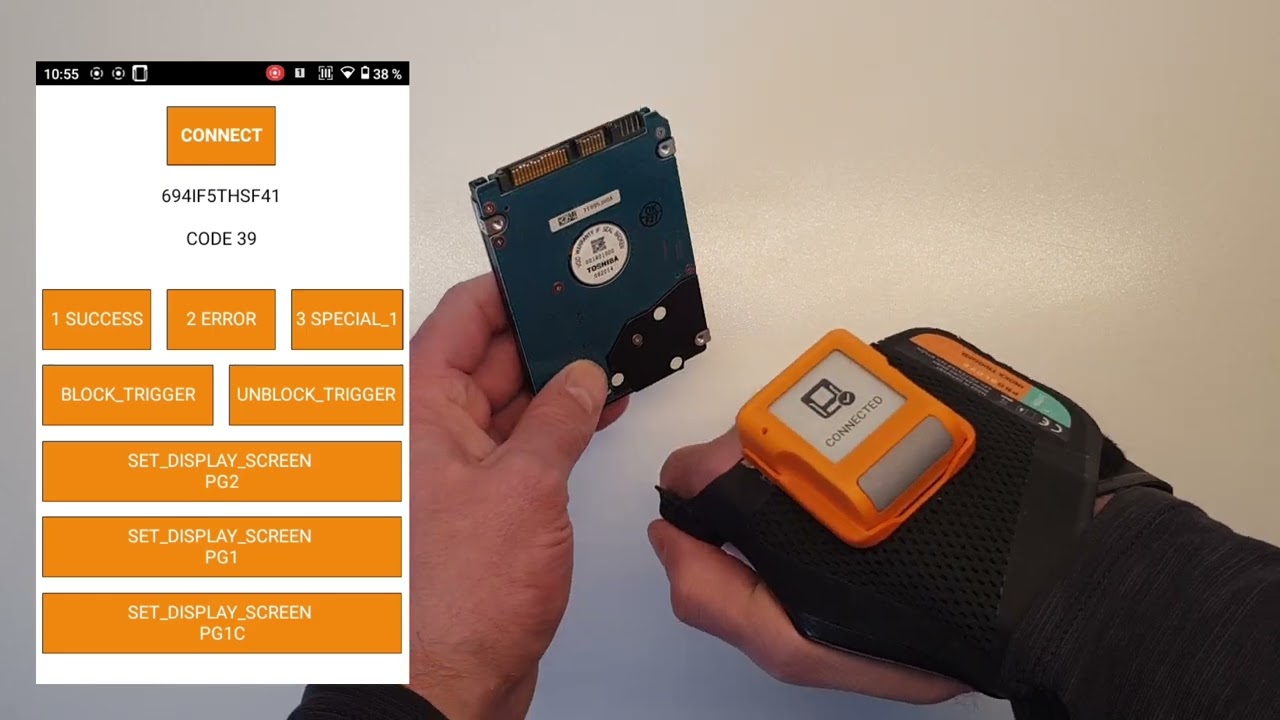 ProGlove MARK Display Android Test DEMO
