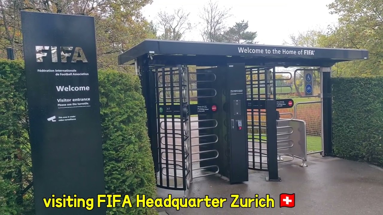 visiting FIFA head office in Zurich Switzerland 🇨🇭