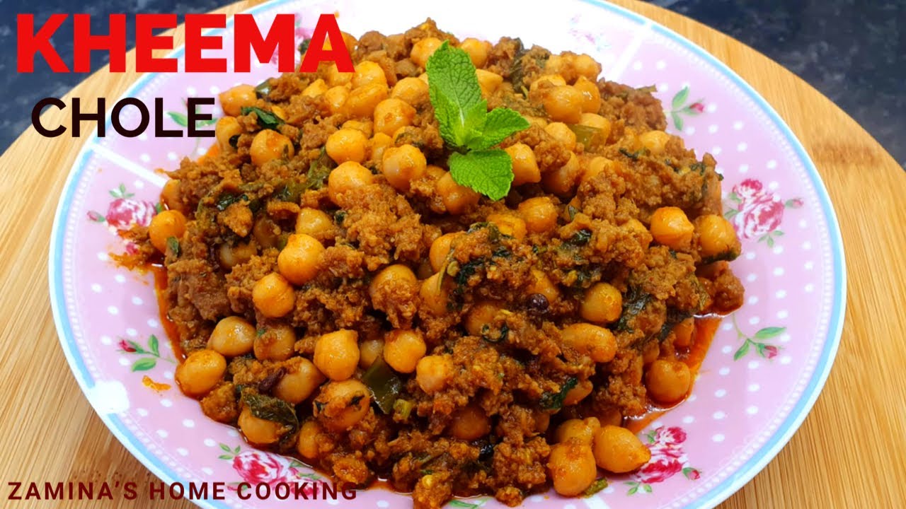 Kheema Chole||Lamb Mince & Chickpea Curry||By Zamina's Home Cooking