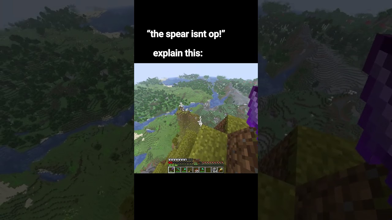 Minecraft Spear Jump Moment