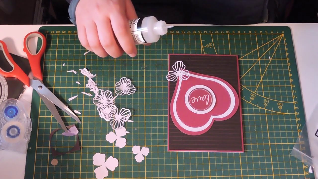 tuto carte st valentin  (beebeecraft)