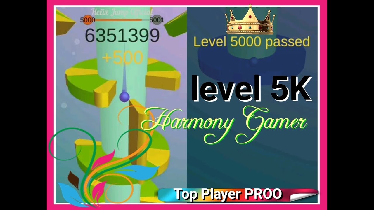 Helix Jump PRO Top Level 5.000 Drunk Player