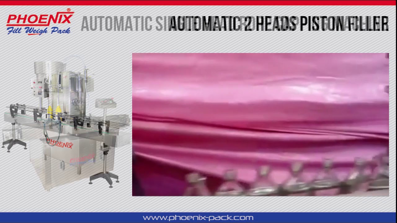 AUTOMATIC PISTON FILLER AND AUTOMATIC SINGLE HEAD ROPP CAPPING MACHINE