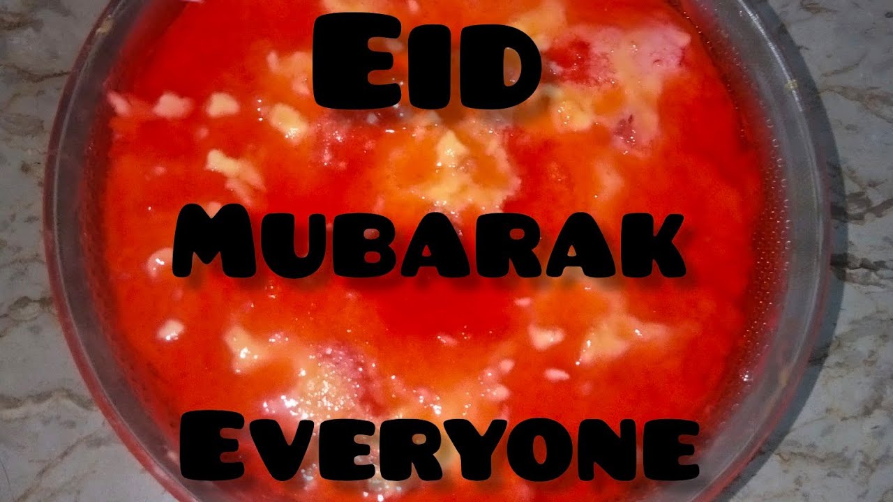 Mango Custard Recipe  ||  Eid Special Mithaa Recipe
