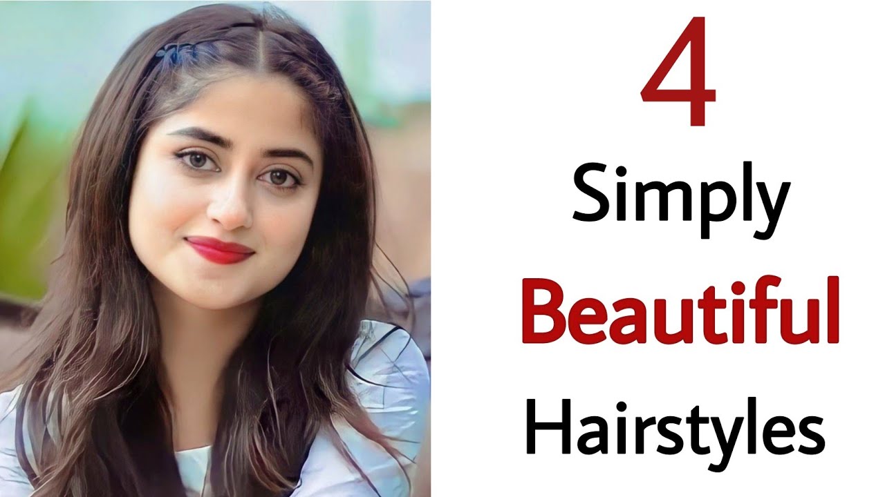 4 Simple pretty hairstyles - new easy hairstyles for girls | new hairstyle