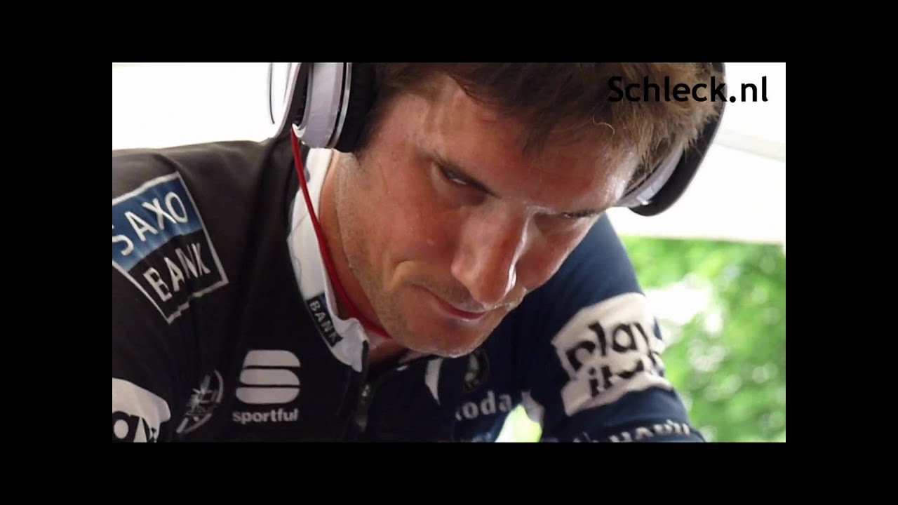 Fr&auml;nk Schleck warming up in Switzerland (HD)