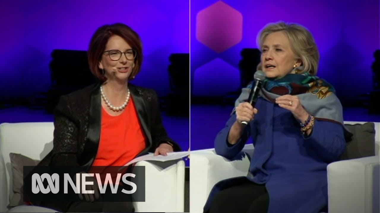 Hillary Clinton and Julia Gillard on women in power and weaponised fake news