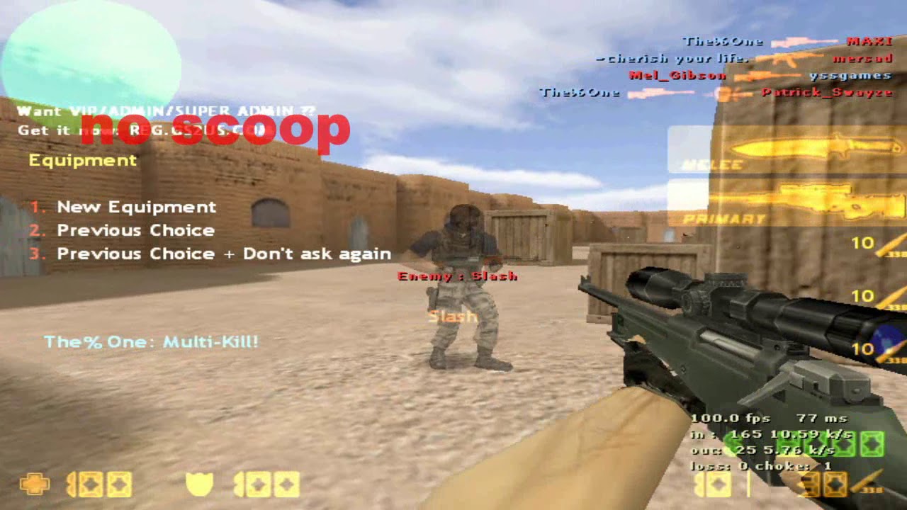 counter strike 1.6 pro sniper