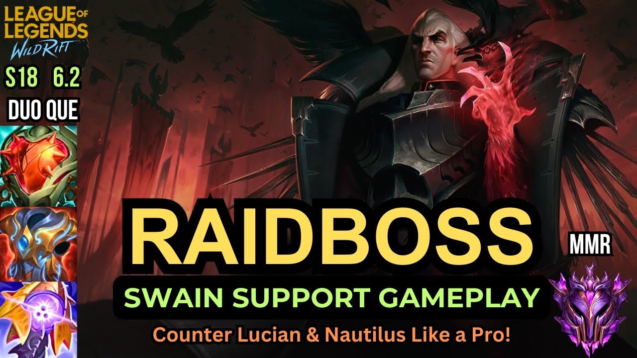 Wild Rift – Raidboss Swain Support Guide 2025 | How To Dominate | Build, Runes & Gameplay