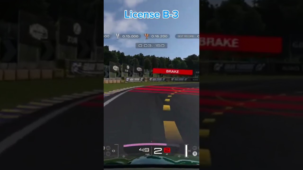 Grand Turismo 7 License B-3 #grandturismo7