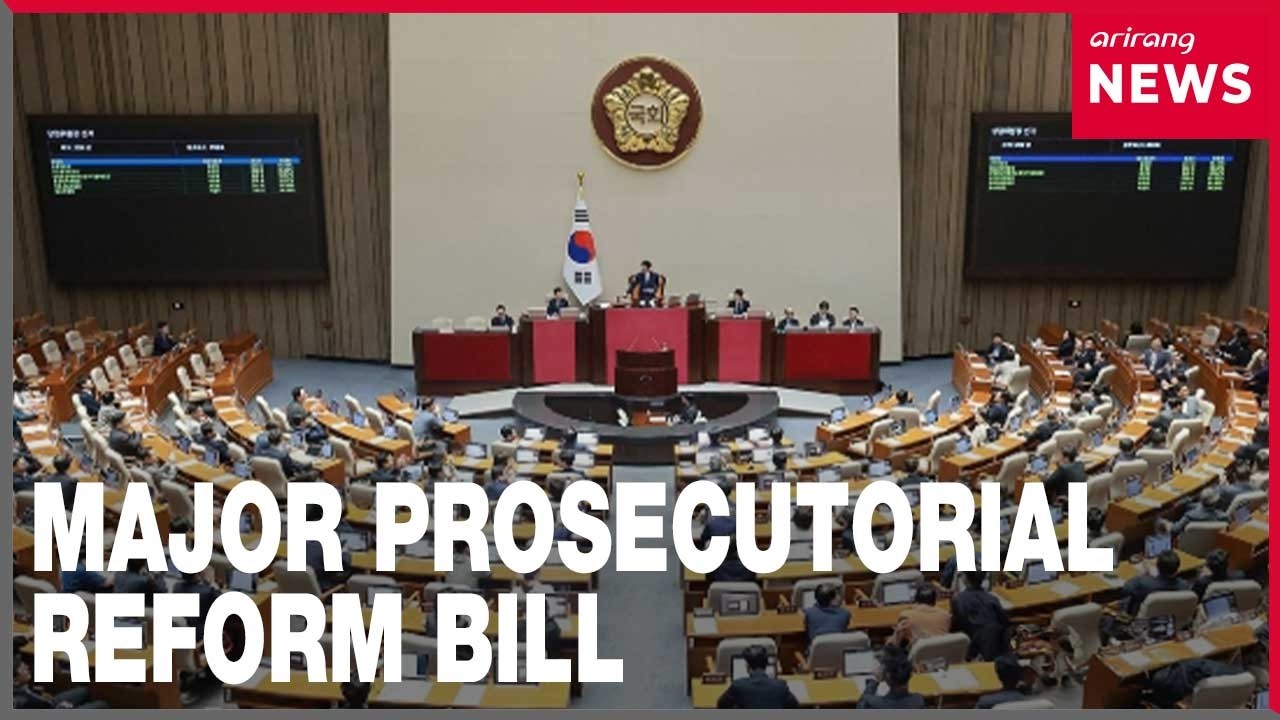 Ruling party pushes for prosecutorial reform bill, main opposition party vows filibuster