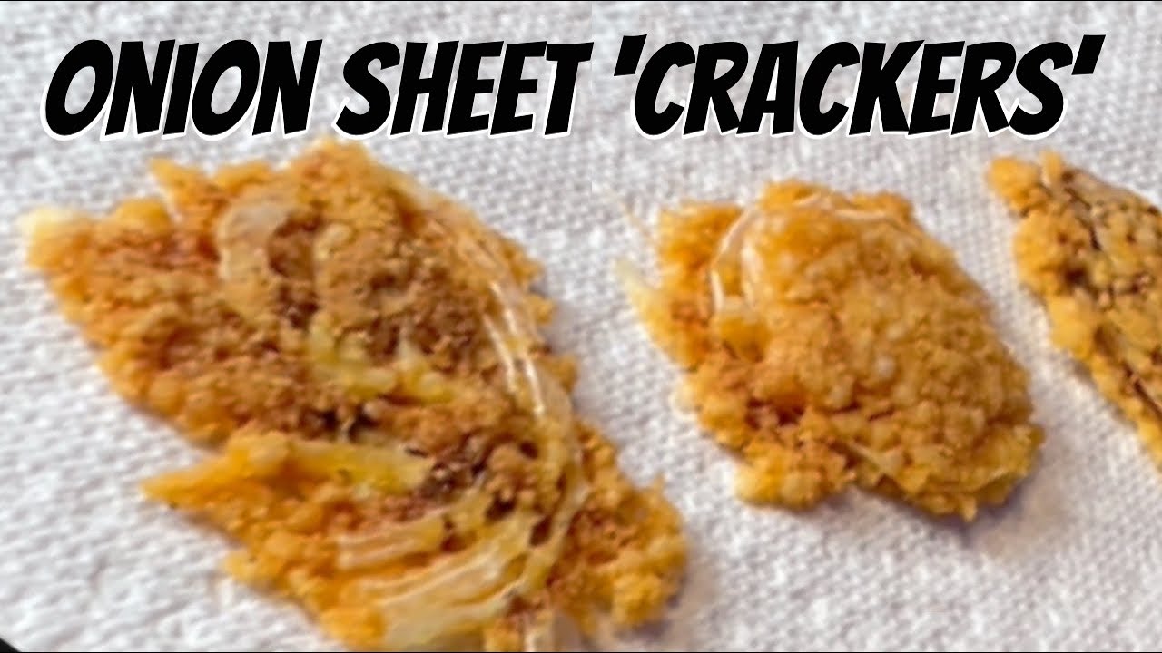 Keto Crispy Onion Rings CHEESE Chips Amazing Crunch