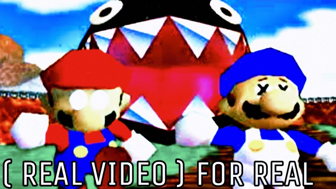 mario 65 bloopers: Who let the chomp out ( let me out ) ( real video )