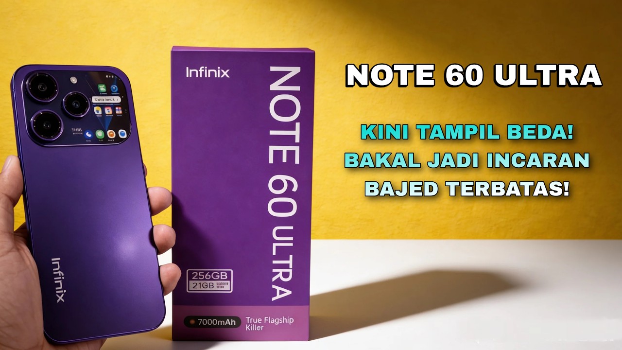 Siapkan bajed kalian! INFINIK NOTE 60 ULTRA RESMI RILIS! HP Terbaik 2026