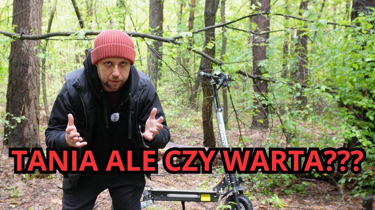 ANGWATT F1 czyli bardzo tania, hulajnoga elektryczna. Ale czy lepsza od Kukirin?