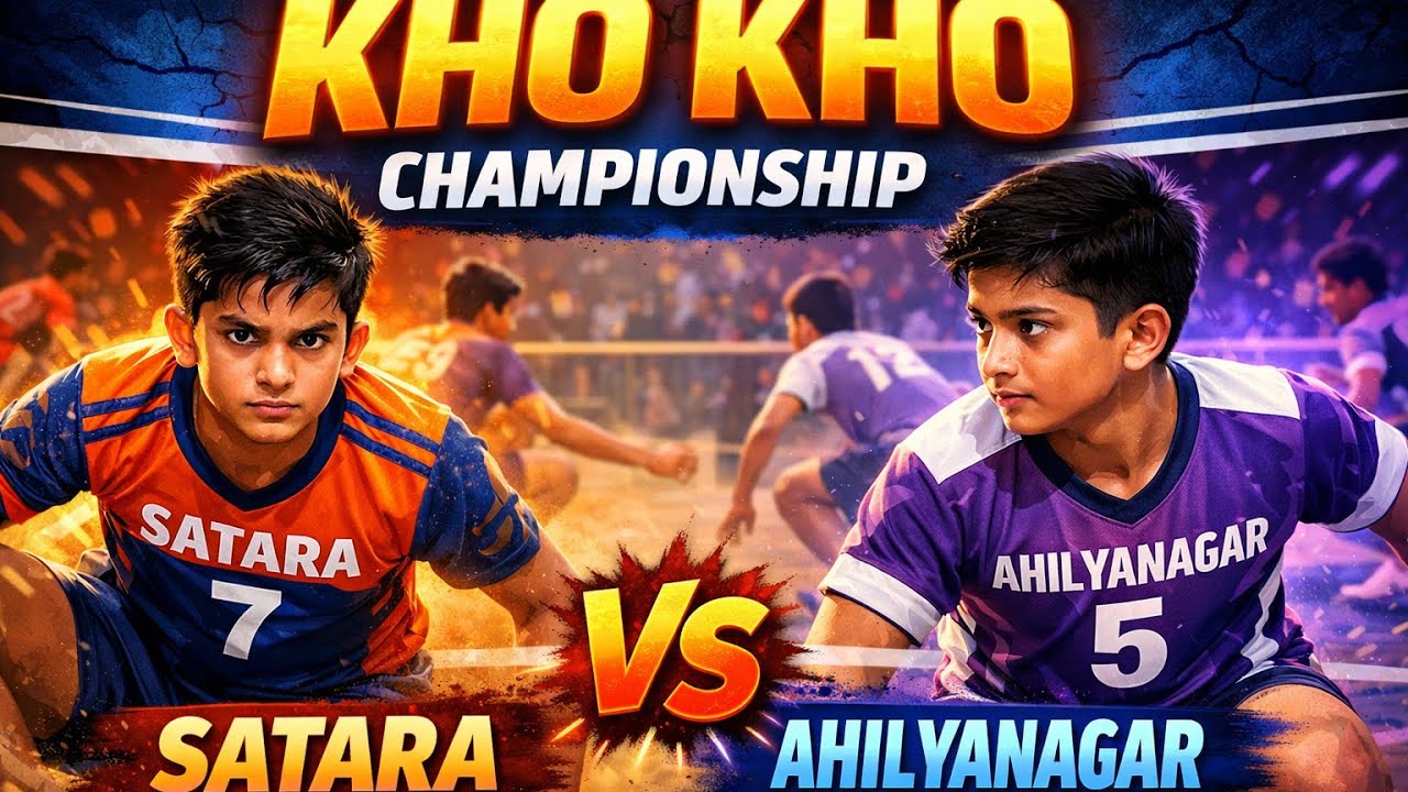 Satara Vs Ahilyanagar | kho kho |