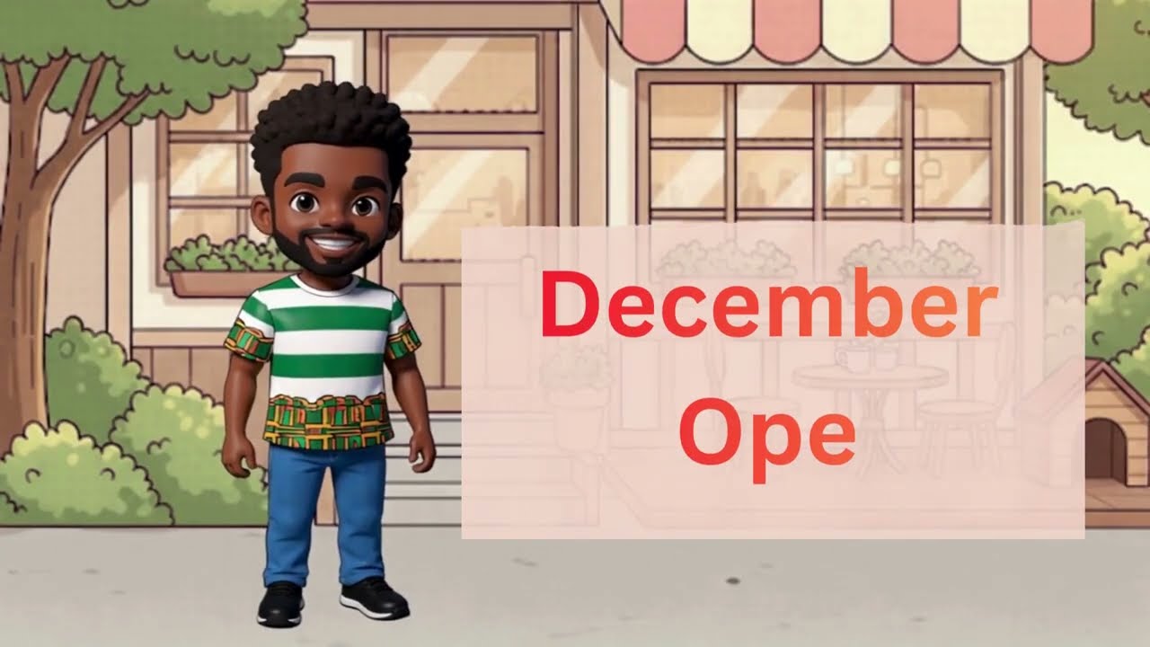 Months of the Year in Yoruba | Yoruba Lessons for Kids | Yoruba Cartoon TV | Yoruba for Babies