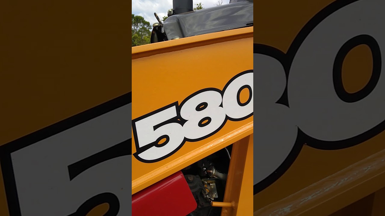 Verificação da Retro Escavadeira Case 580 N