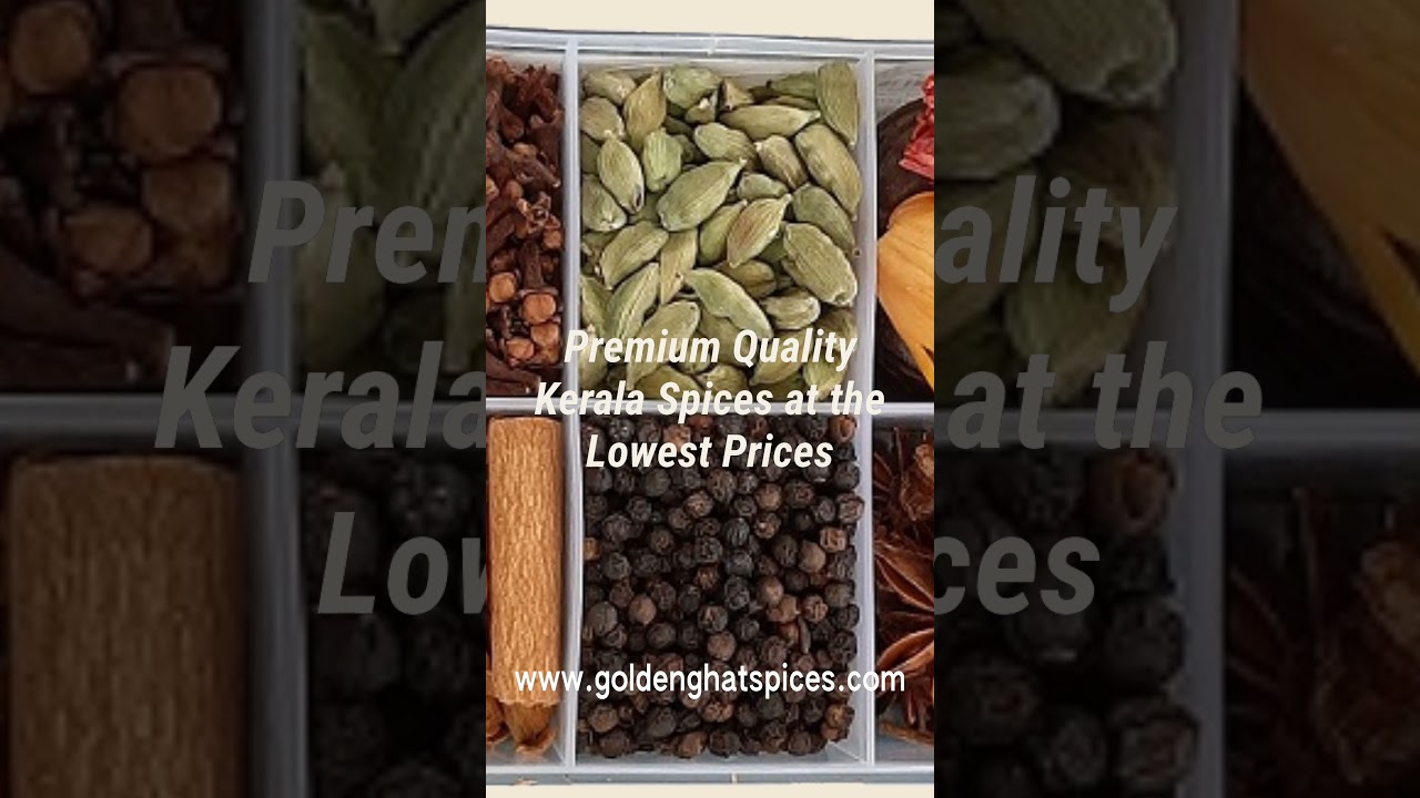 Premium Quality Kerala Spices #keralaspices #spices #kerala #spicesofindia #goldenghatspices