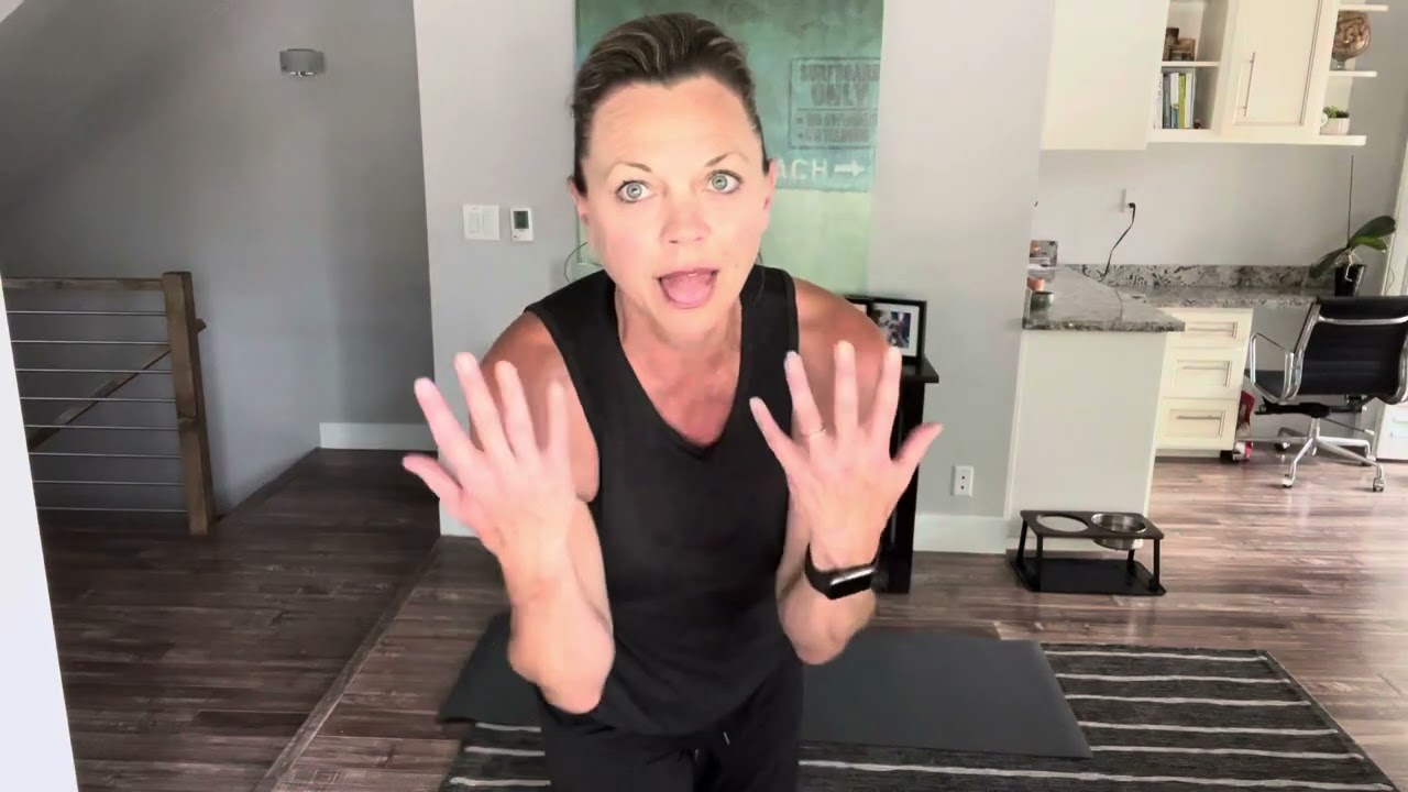 Back & Core Workout 🏋️&zwj;♀️ (STRESS MONKEE STYLE)