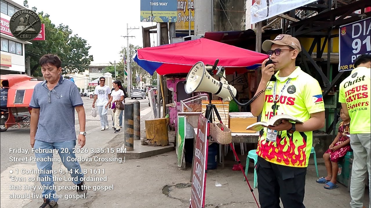 STREET PREACHING | CORDOVA CROSSING, CEBU CITY | Preacher Stanley 