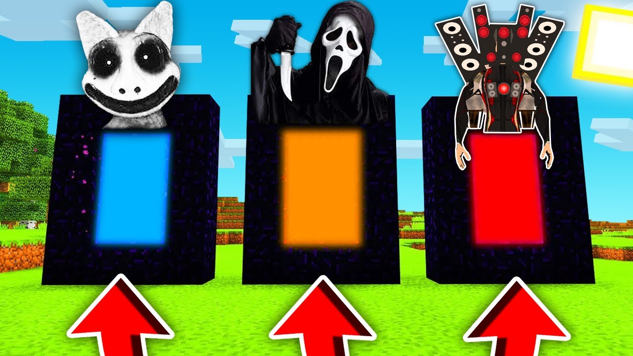 NIE WYBIEŻ NAJGORSZEGO PORTALU GHOSFACE, SPEAKER GIRL, STRASZNY KOT W MINECRAFT?! GPLAY & LUMI