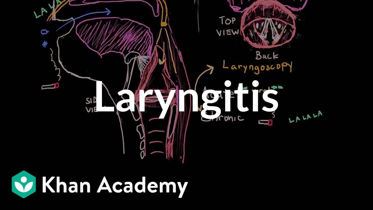 Laryngitis diagnosis, treatment, and prevention | NCLEX-RN | Khan Academy