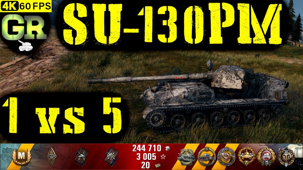 World of Tanks SU-130PM Replay - 6 Kills 6.8K DMG(Patch 1.4.1)