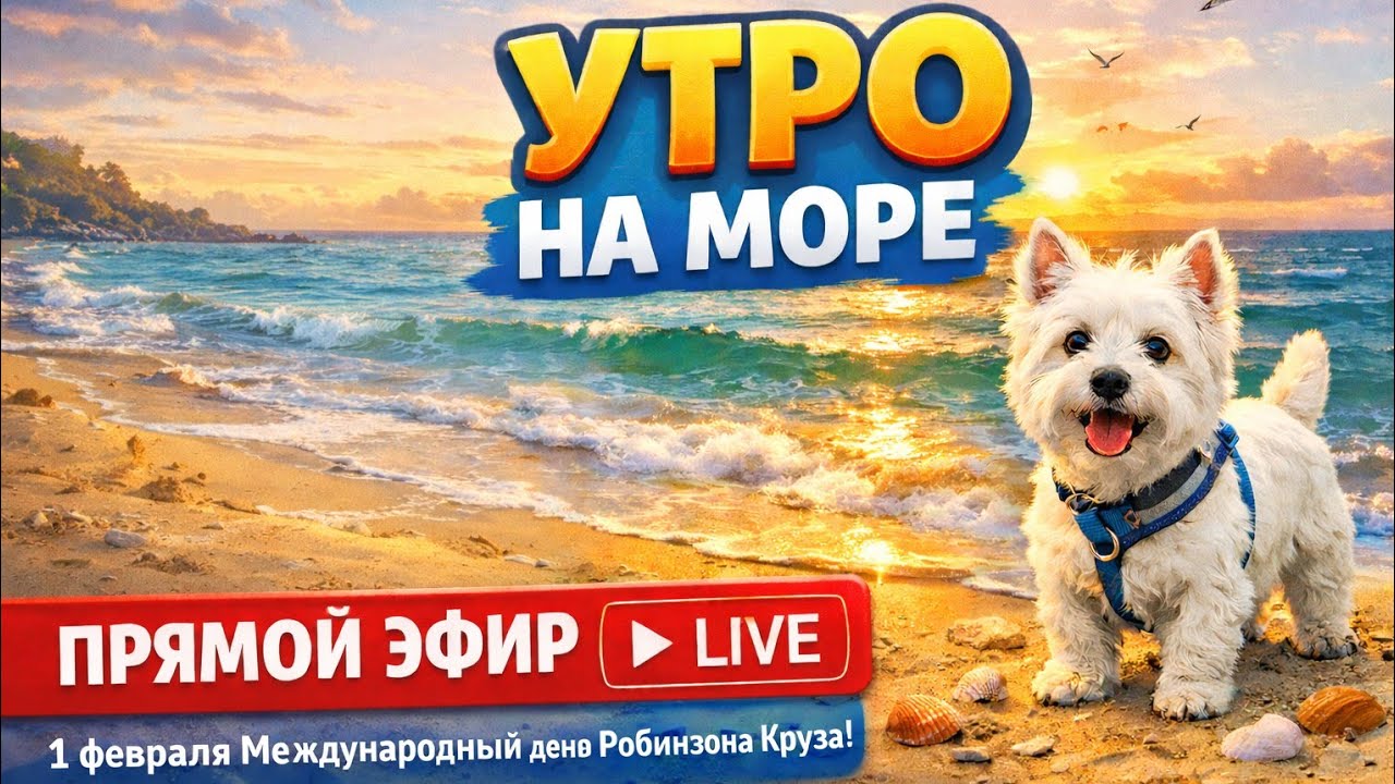 Вышли на #море пройтись по пляжу до #кофе! Приглашаем с нами! Общаемся! Говорим о природе и погоде!