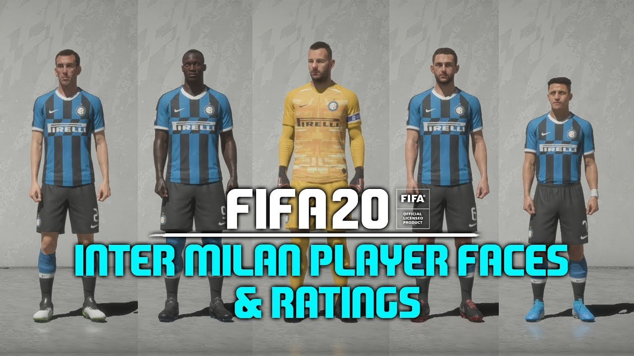 FIFA 20 - ALL INTER MILAN FACES & RATINGS