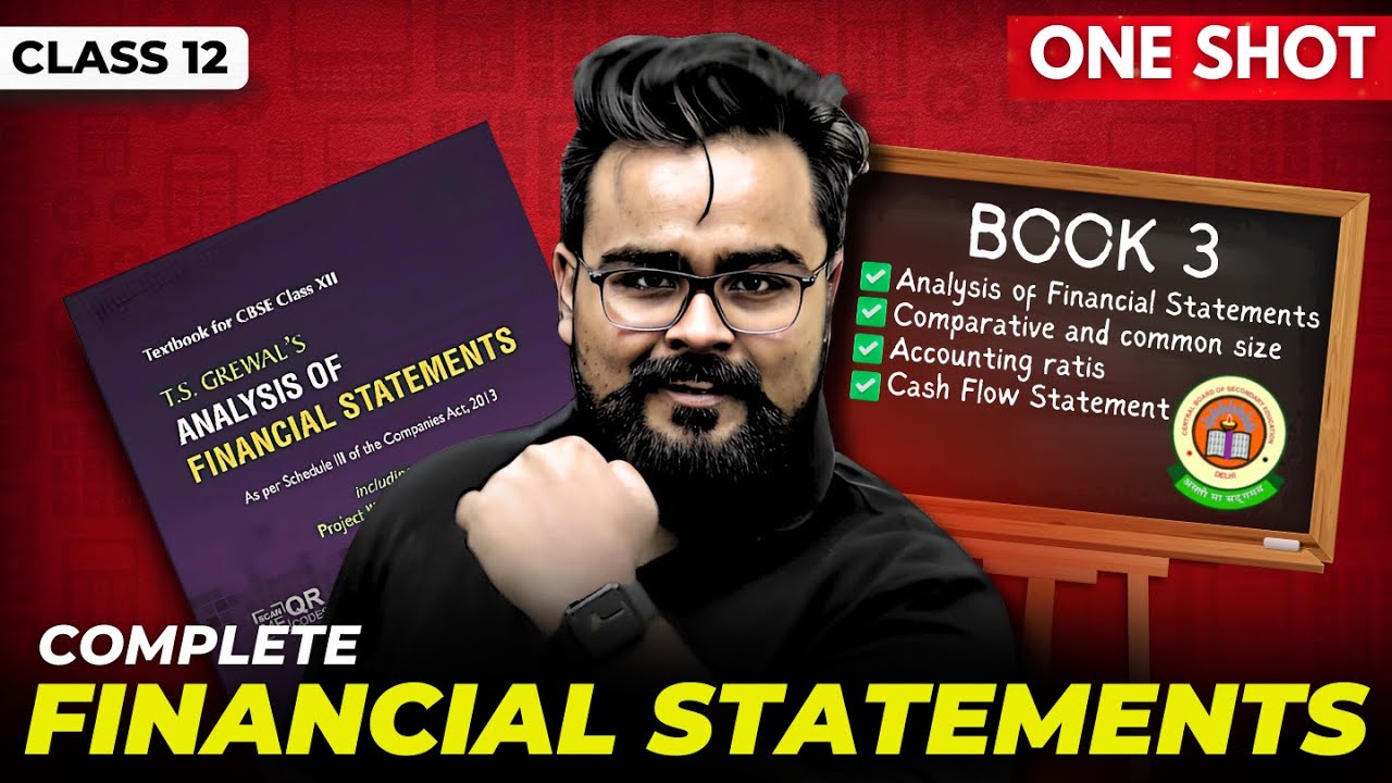 🔥 Complete Book 3 ONE SHOT ✅ Accounts Class 12 | Financial Statements | Cash Flow | Board Exam 2025